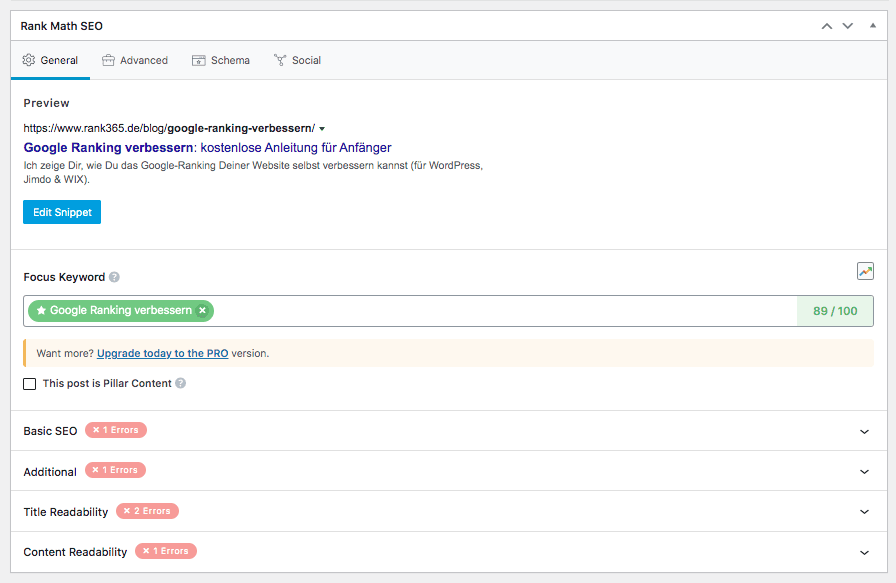 WordPress SEO Plugin RankMath