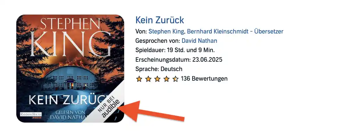 Audible Exklusiv-Titel (nur bei Audible)