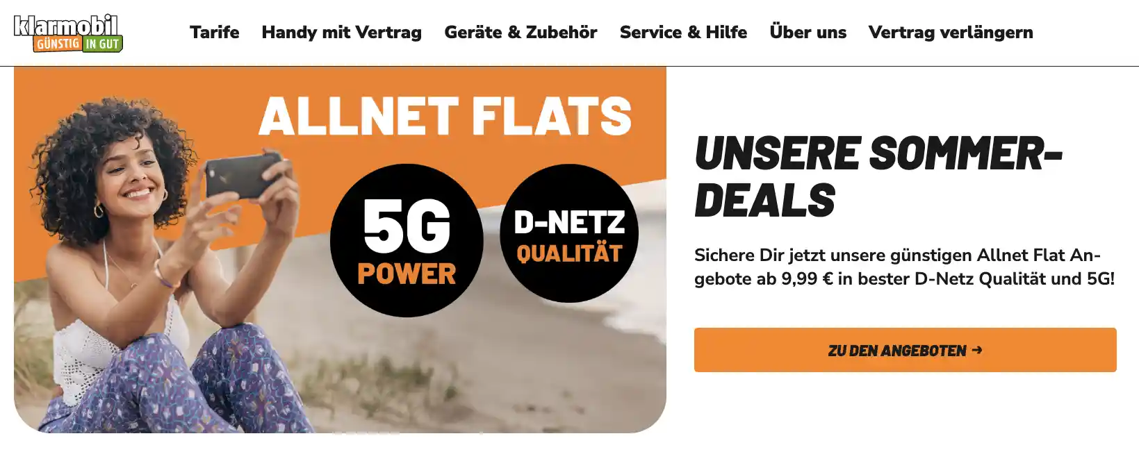 D2-Netz Anbieter: klarmobil