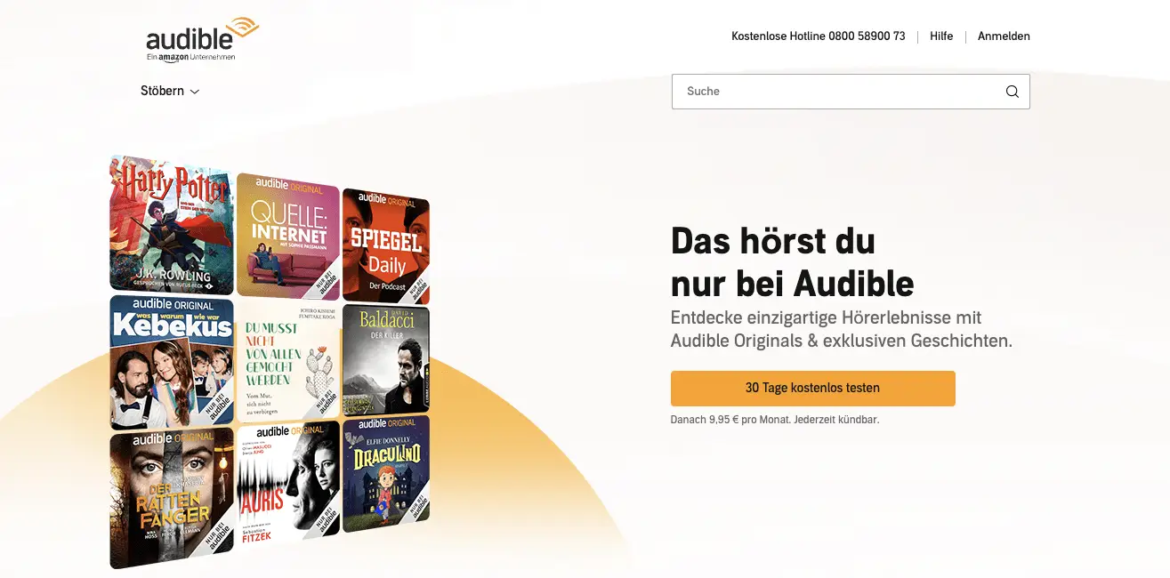 Hörbuch-App Audible