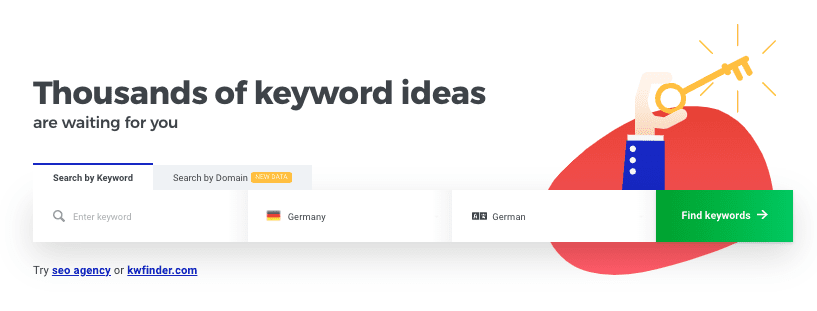 keyword recherche tools - kwfinder