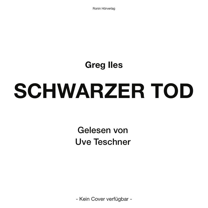 Schwarzer Tod - Hörbuch-Thriller (Cover)