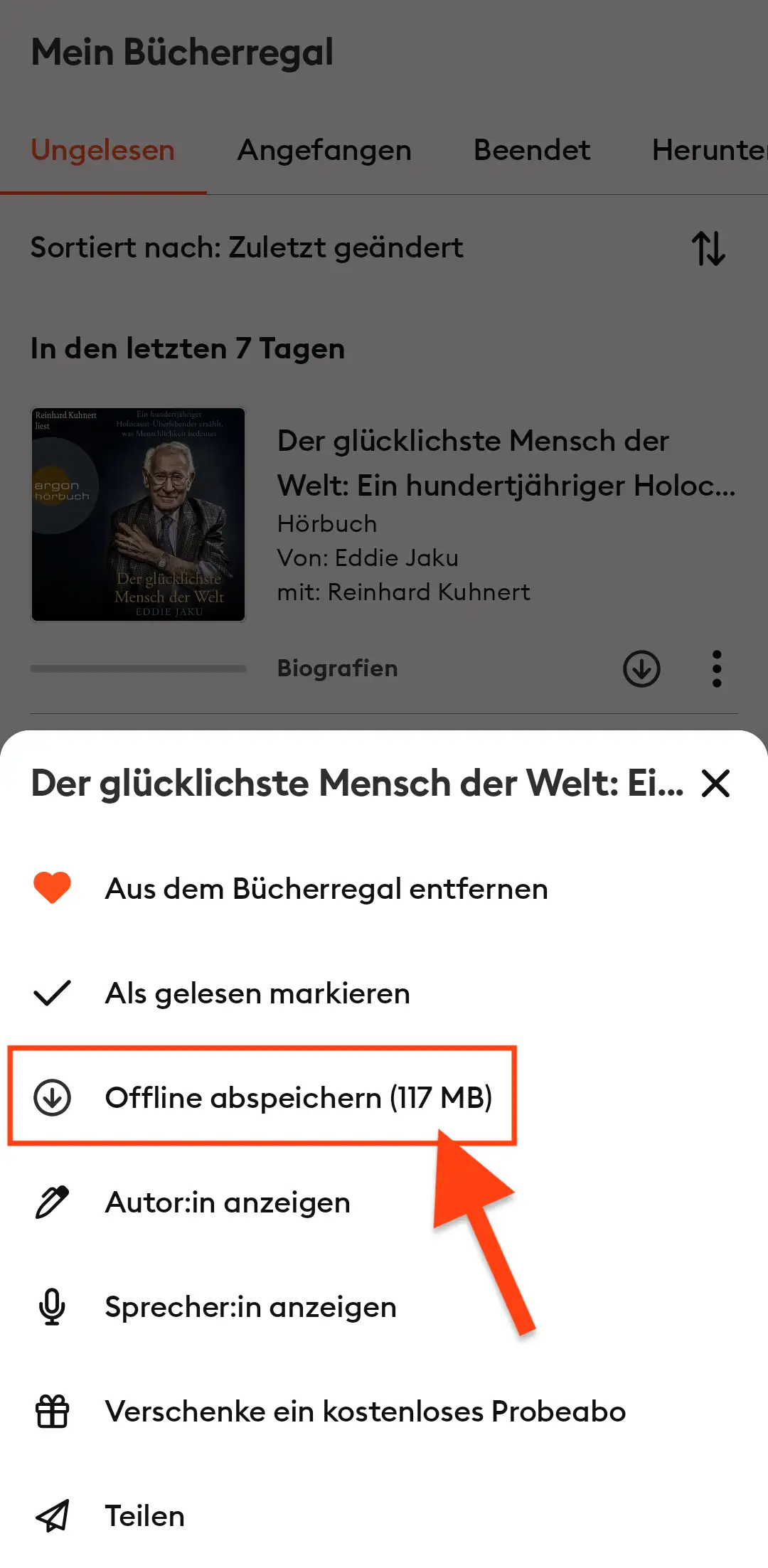Storytel offline hören / herunterladen / download (1)