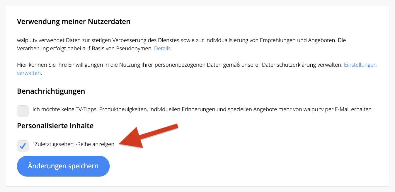 Waipu TV: Zuletzt gesehen ausblenden (2)