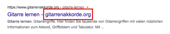 Seitentitel Beispiel: Website-Name im Titel