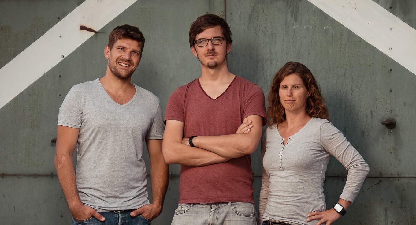 WEtell Gründer Team (Andreas Schmucker, Nico Tucher, Alma Spribille)